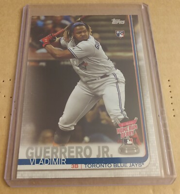 VLADIMIR GUERRERO JR BLUE JAYS ROOKIE CARD #US272 RC 2019 TOPPS