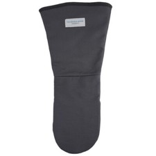 Oven Gauntlet Gunmetal Grey 100% Cotton 17 Inch Oven Mitt