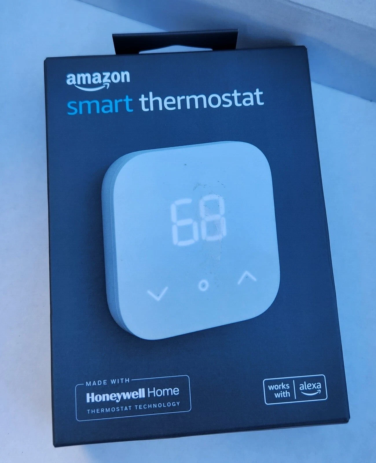 Amazon Smart Thermostat. Works with Alexa. Made with Honeywell House technology