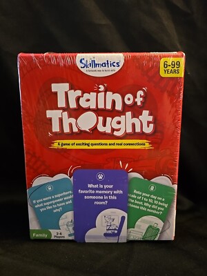 New Skillmatics Card Game Train of Thought Fun for Family Game Night Educational
