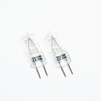 2 Pack of Microwave Halogen Light Bulb Lamp for GE WB08X10057 50 Watt
