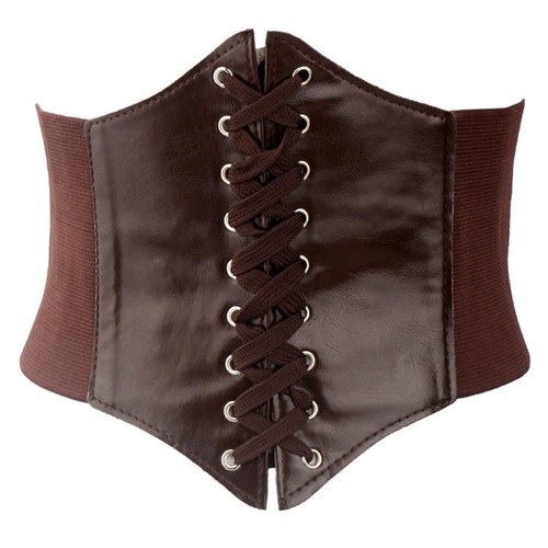 Ceinture Large Rétro Rouge Pour Femme – Élastique Réglable, Style Vintage Chic Des Années 70-80