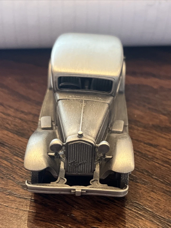1932 Alfa Romeo Danbury Mint Pewter Car 4" Long No Box Or Paperwork See Photos - Image 2 of 4