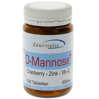 D-MANNOSE plus Cranberry Zink Vitamin-C - 100 Tabletten ZENVITALIS - Heidelberg