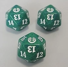 MTG Kaladesh Spindown D20 Dice Lot Of 3 Life Counter Magic the Gathering