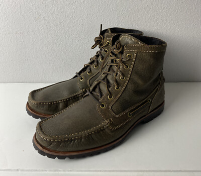 Cole Haan Men’s Brown Leather Lace-Up Boots Size 13 Cole Haan | Shoes | Cole Haan Mens Chestnut Brown Leather  main image 4