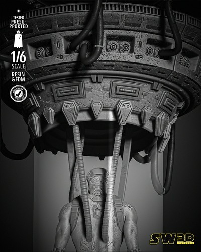 Vader in the Bacta Tank Sculpture (300mm)/3D Printed/Unpainted/Unassembled/GK - Picture 14 of 16