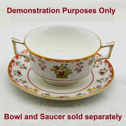 Wedgwood "BIANCA (Williamsburg Mark)" Cream Soup Bowl Saucer(s) - LIKE NEW - Picture 6 of 6