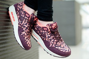 Nike Air Max 1 Liberty of London QS Burgundy Rare Limited Edition All Sizes  | eBay
