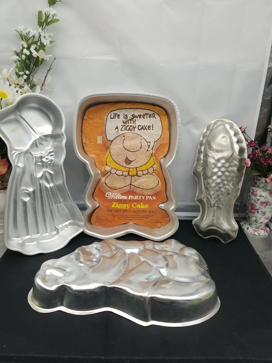 Wilton Cake Pans Vintage Lot of 4 1970 s 1990 s