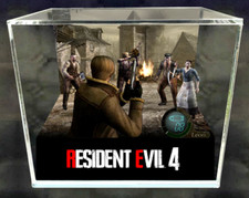 Resident Evil 4 - Cubo 3D Diorama Hecho a Mano - Videojuegos - Shadowbox