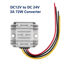 DC 12V to DC 24V 3A 72W Converter Step Up Boost Voltage Regulator Waterproof