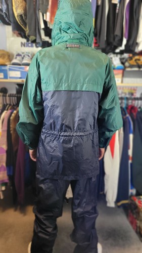 Vintage Boats U.S. Nautical Windbreaker Rain Jumpsuit - Men's Medium - Picture 3 of 12