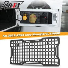 1x Rear Tailgate Storage Molle Panel Cargo Shelf Fit 2018-2025 Jeep Wrangler JL