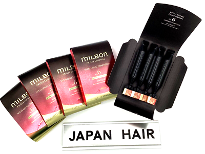 set of 5) milbon VITALIZING DIMENSION No.6 Treatment (9g×4pck