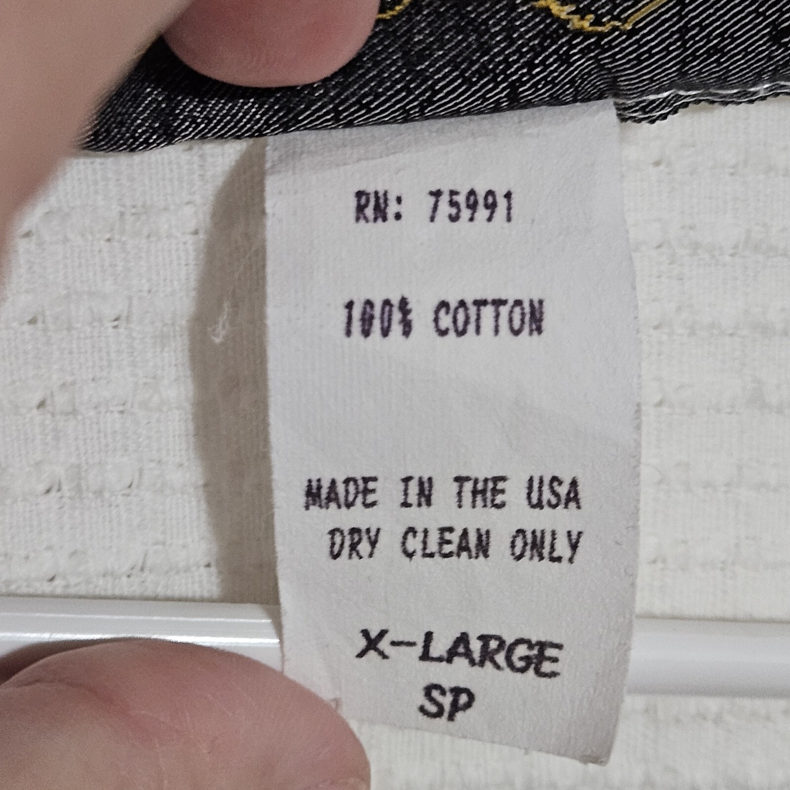 Giacca PONY DIPINTA taglia XL tinta unita bianca knobby testurizzata aperta davanti cardigan USA