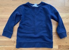 H M Toddler Boys Sweatshirt Sz. 2-4 Years Pullover Navy Blue