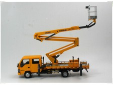 1/35 XCMG GKH23A veicolo di soccorso ascendente piattaforma di lavoro aerea giallo pressofuso auto