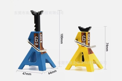 Metal 6Ton Jack Stands For 1/10 RC Car Crawler Axial TRX-4 RC4wd D90 Wraith 2pcs - Picture 2 of 13