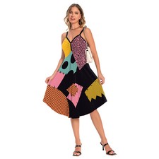 The Nightmare Before Christmas Cosplay Sally Costume Women's Dress