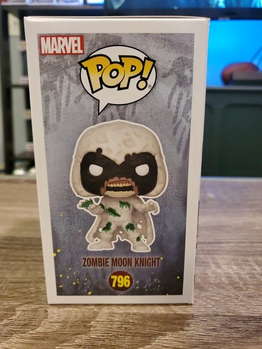 Funko Pop Marvel Zombies Moon Knight #796 Funko Shop Exclusivo CON PROTECTOR - Imagen 4 de 6