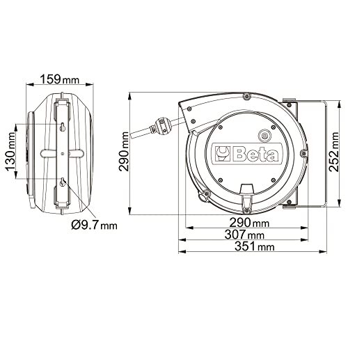 Beta 1844 30-H05 Enrouleur de câble automatique 3Gx1,5 mm²