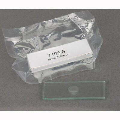 Concave Microscope Glass Slides Single Depression 1x3'' Pack of 6 Slides BS-C6