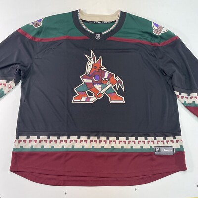 Arizona Coyotes Jersey Mens 5XL FANATICS Breakaway Home Black NHL Hockey  Sweater