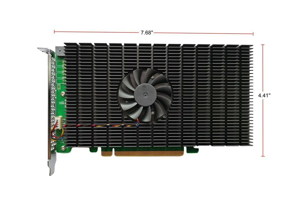 HighPoint SSD7505 PCIe 4.0 x16 4-Channel M.2 NVMe RAID Controller - Image 2 of 4