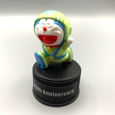 Doraemon 25th Anniversary Bottle Cap Mini Figur Anime Japan cc497