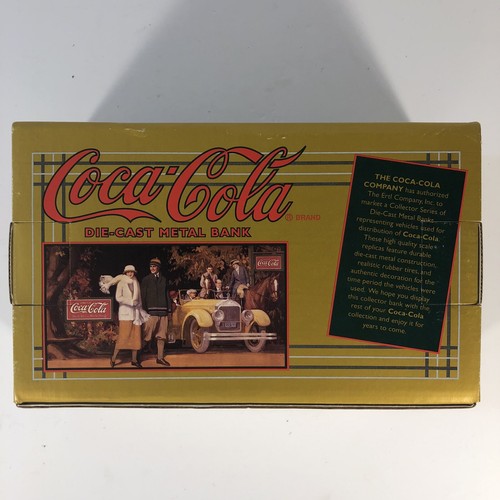 Coca-Cola Vintage Die-Cast Metal Bank 1993 Diecast 9432 ERTL New - Picture 4 of 7