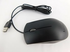 Lenovo Black Wired USB Mouse MOJUUO Optical Scroll Wheel