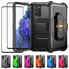 For Samsung Galaxy S20 FE 5G Shockproof Rugged Case Cover With Belt Clip Holster