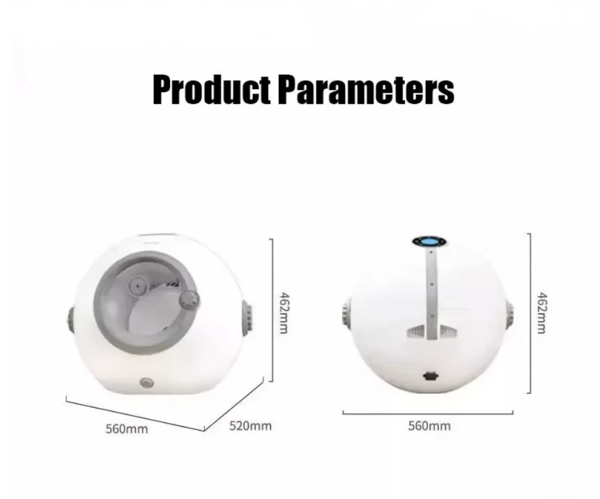 Secador para gatos Secador para perros pequeños Cabina seca CONIS PRO MM8002 62L 800W - Imagen 4 de 4