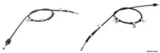 2 x Parking Handbrake Cable Rear Right For HYUNDAI i30 2007-2012 HLR/HY/006AB