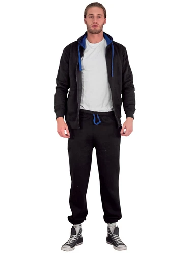 Neu Herren Trainingsanzug Set Fleece Kapuzenpullover Top +Hose Jogginghose S-3XL - Bild 9 von 27