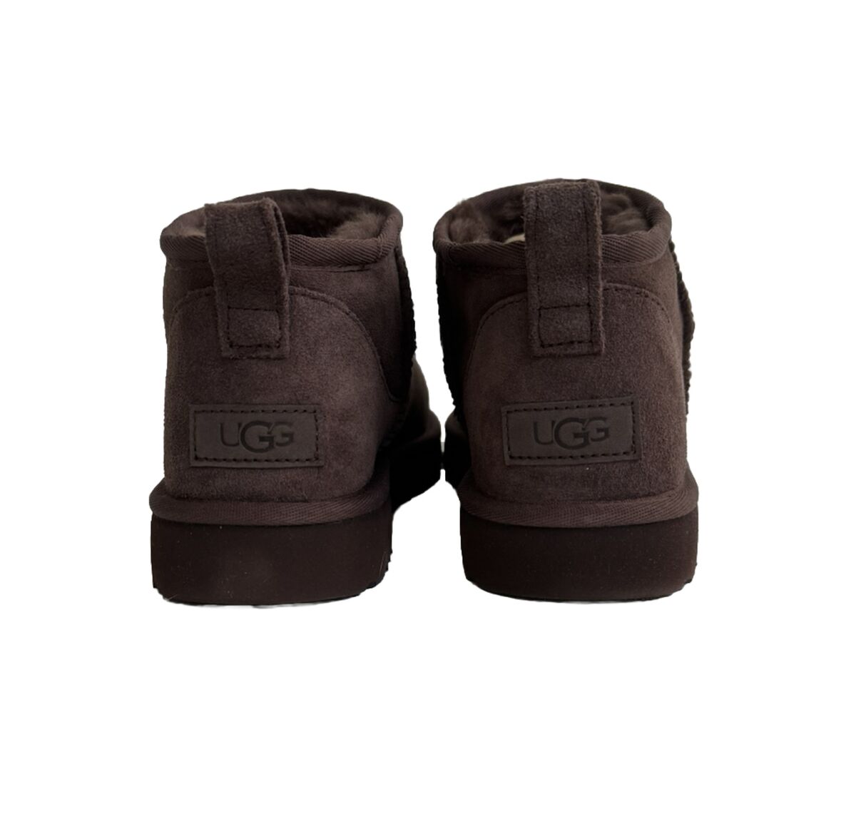 UGG CLASSIC ULTRA MINI BURNT CEDAR SHEARLING LINED BOOT US
