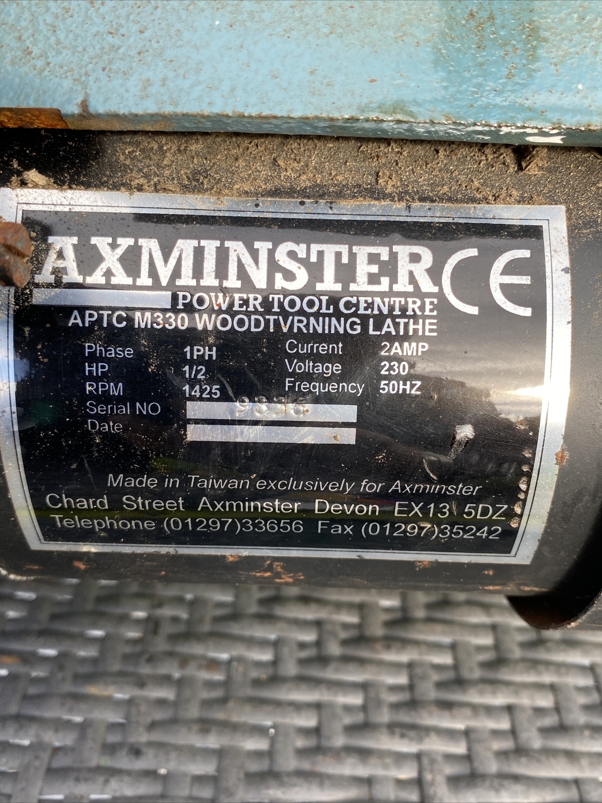 Axminster APTC M330 wood turning lathe eBay