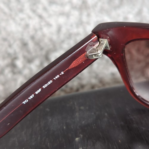 Tod's Sonnenbrille Burnt Red TO187 Wayfare Style 52-20 140 - Bild 8 von 12