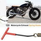 "1pc Motorcycle Exhaust Spring Hook T-Handle Puller Removal Repair Tool"