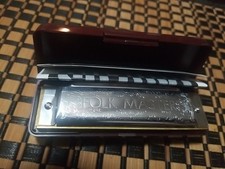Suzuki Folkmaster Harmonica E 10 Hole Diatonic