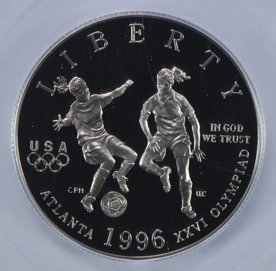1996-S Olympic Soccer Commemorative Half Dollar PR70 DCAM ICG *0832 - Image 3 of 4
