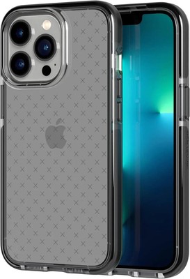 Tech21 iPhone 13 Pro EvoCheck Case mit Fallschutz - Smokey / Schwarz