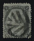 CKStamps: US Stamps Collection Scott#87 2c Jackson Used CV$200