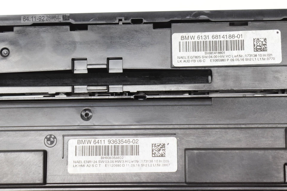 2015-2016 BMW 228I XDRIVE - Controle climático CA dianteiro / estéreo / unidade de CD - Imagem 3 de 4