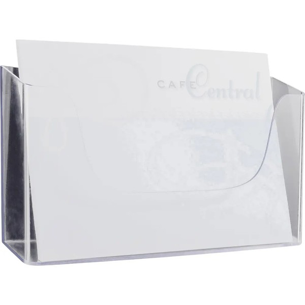 Sigel Acrylic LH118 Wand-Prospekthalter Transparent DIN A4 Quer Anzahl Der-image