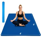 Stepwaver Extra Large Yoga Mat 6'x4'(1/3" and 1/4" Thick), Non-Slip, Ultra Du...