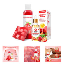 Feminine Wash Yoni Soap Bar Yoni Oil for Women pH Balance Strawberry Comfort