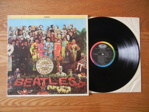 THE BEATLES Sgt. Peppers Lonely Hearts Club Band LP 1967 SMAS 2653 Tested Vinyl
