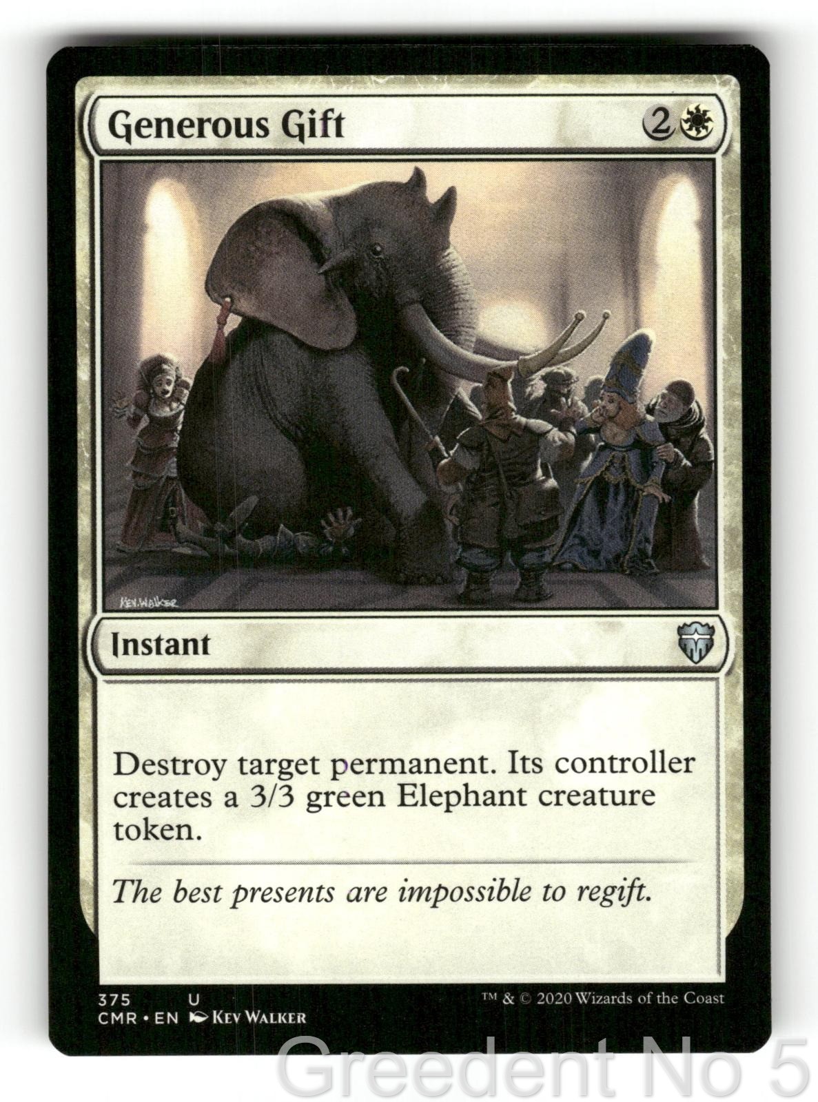 Generous Gift 375 Uncommon Commander Legends Magic: The Gathering Near Mint